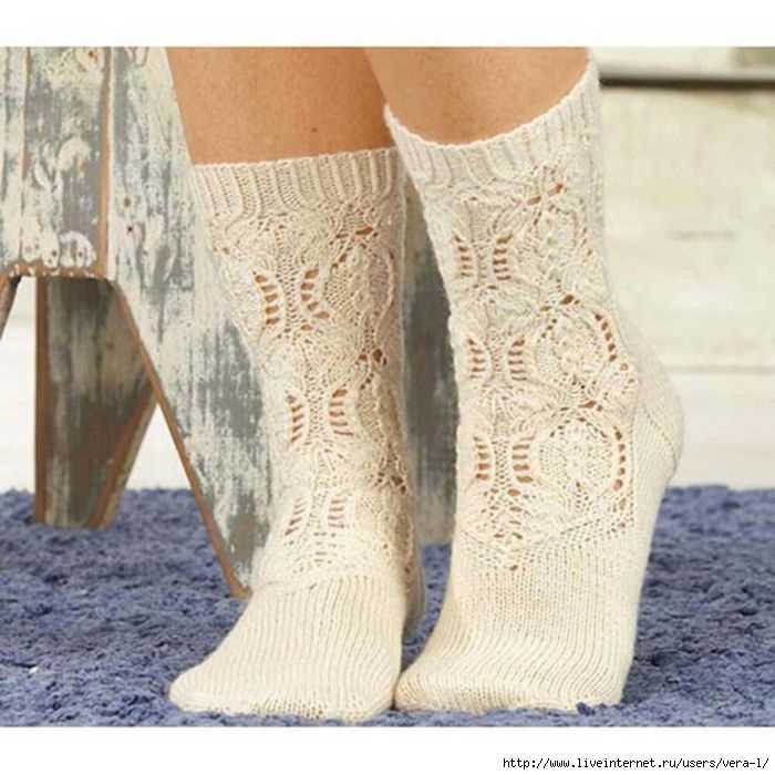 Lace socks knitting pattern free