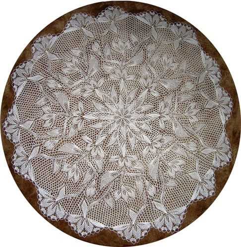 Lace knitting patterns in the round