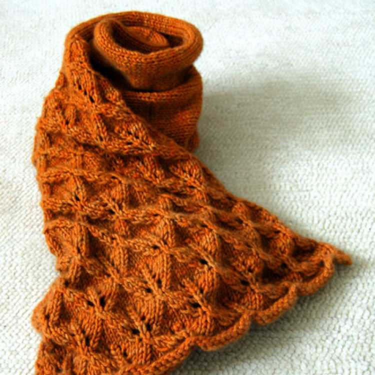 Lacy scarf knitting patterns free