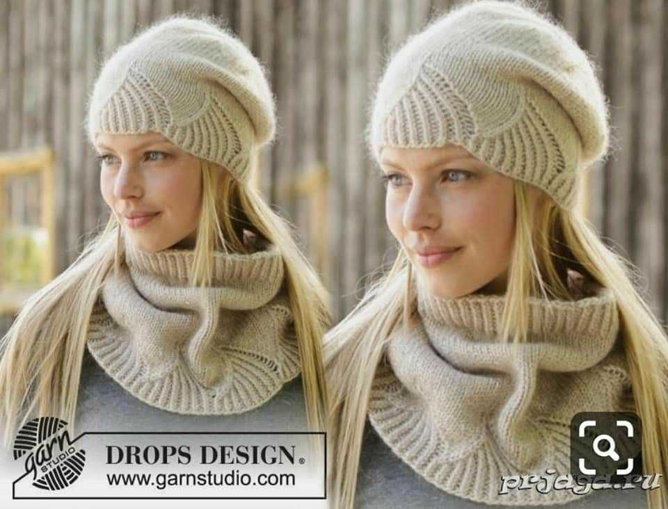 Ladies hat and scarf knitting patterns