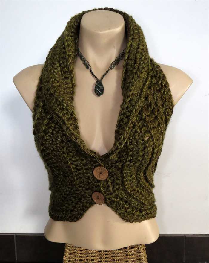 Ladies knitted vest patterns