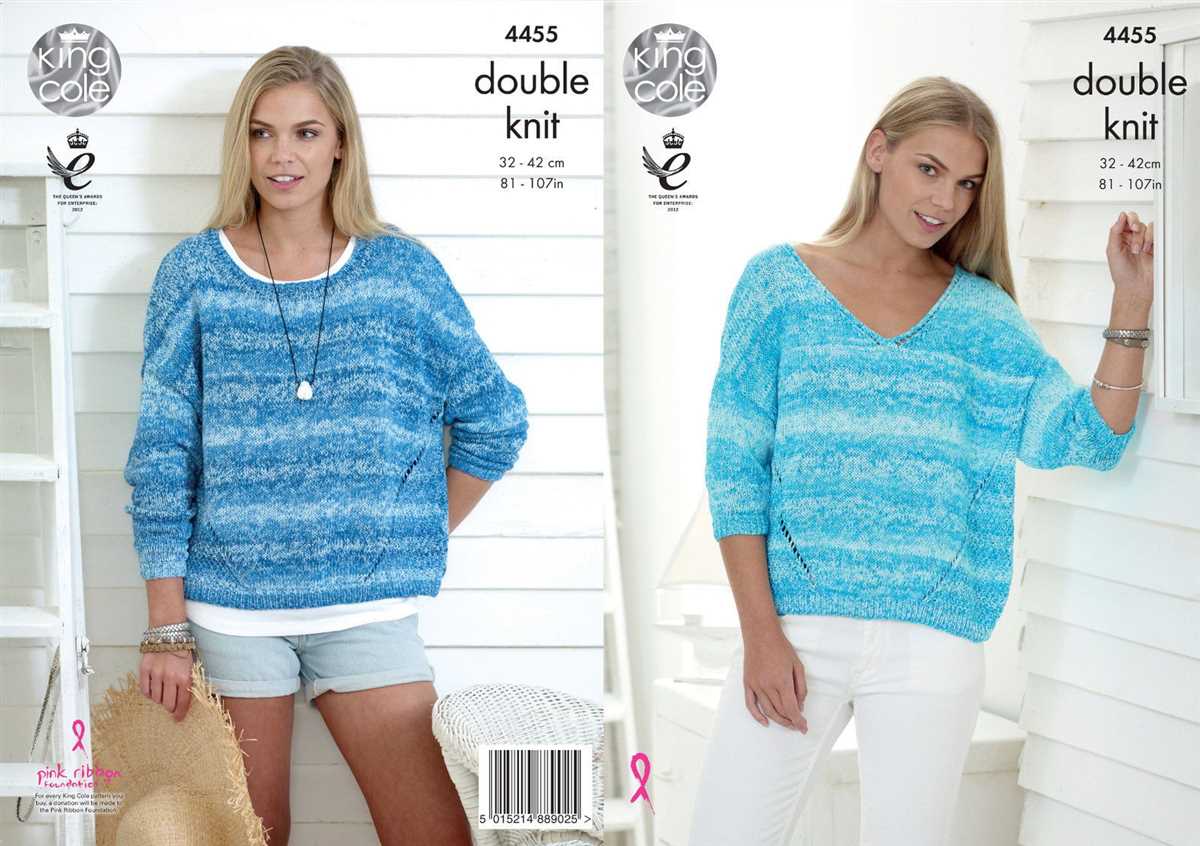 Ladies v neck sweater knitting patterns