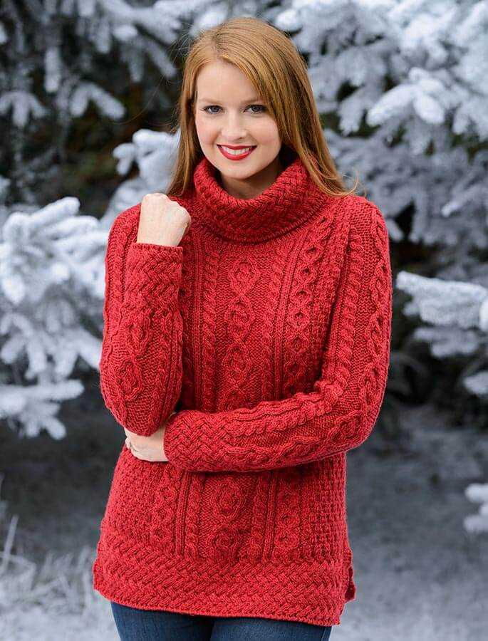 Ladies v neck sweater knitting patterns