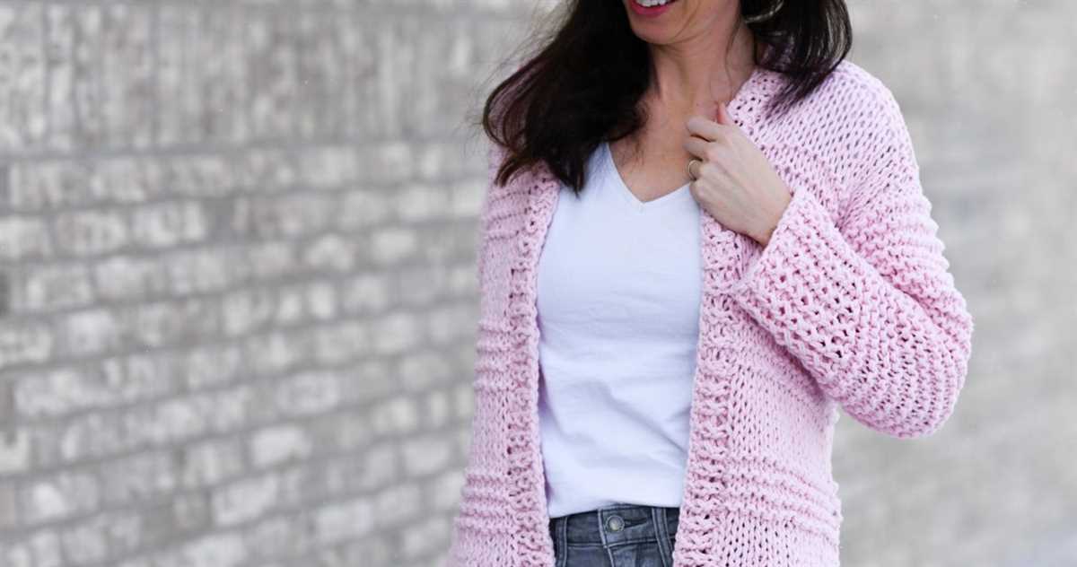 Ladies chunky cardigan knitting patterns
