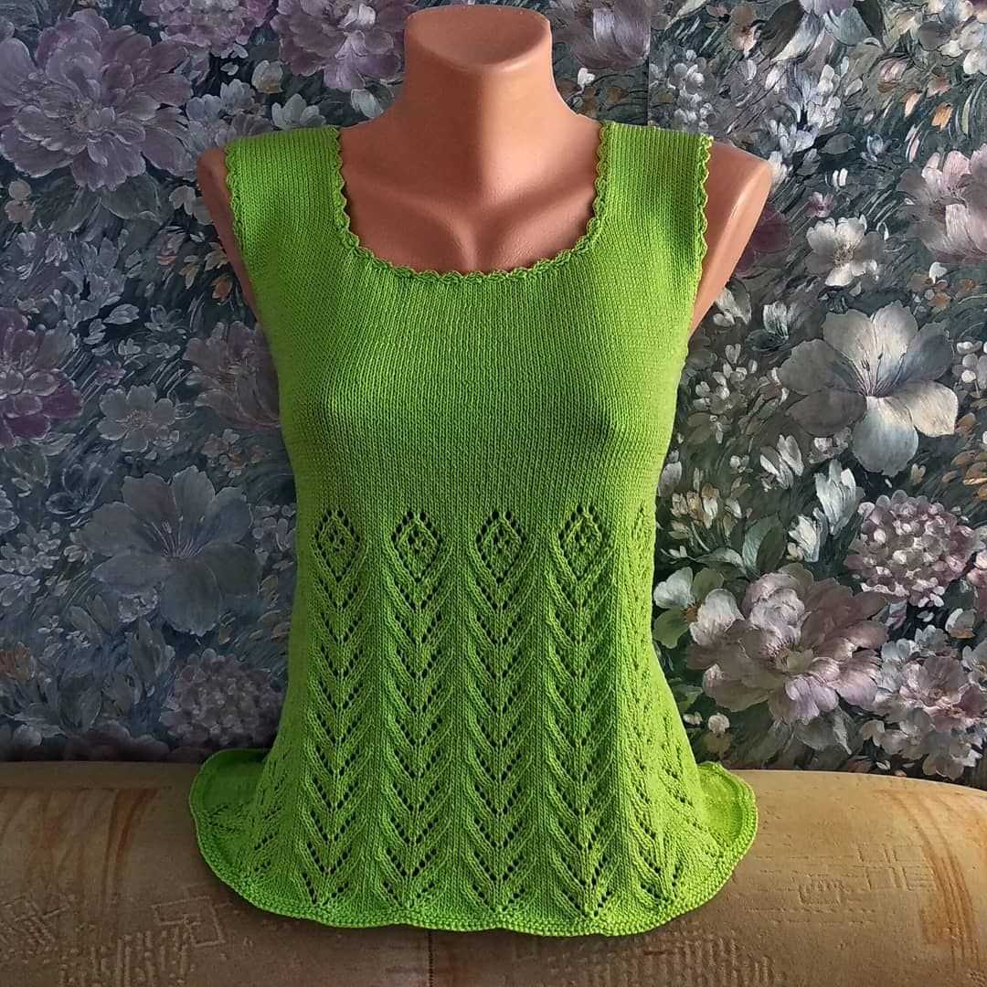 Ladies cotton top knitting patterns