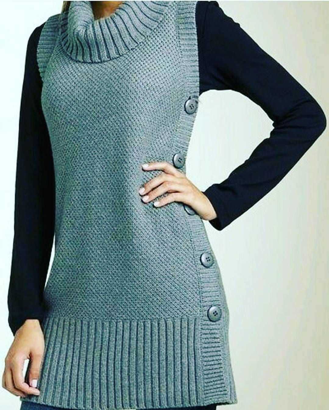 Ladies knitted vest patterns