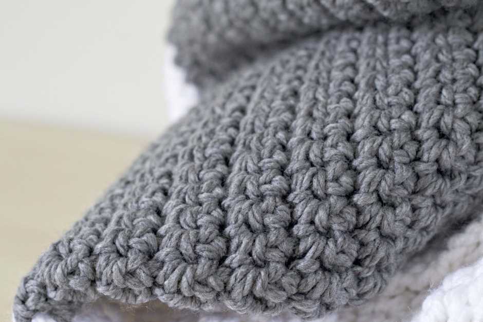 Large chunky knit blanket pattern