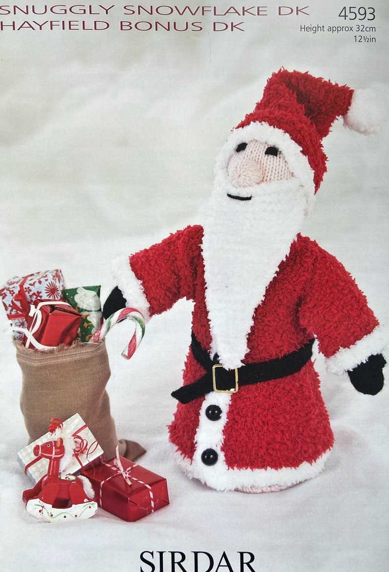 Large santa knitting pattern