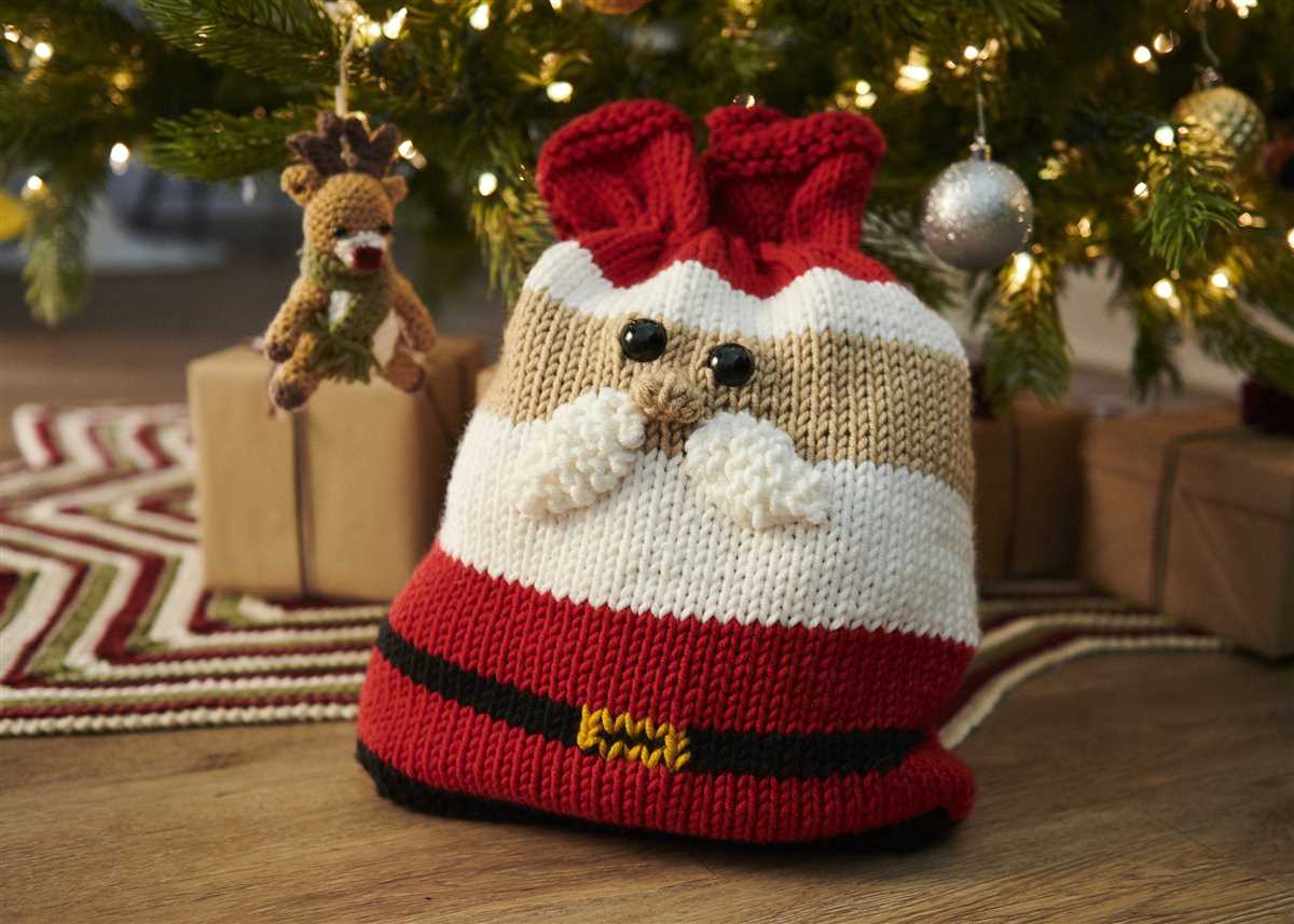 Large santa knitting pattern