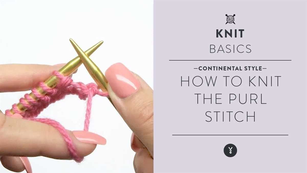 Learn to knit patterns