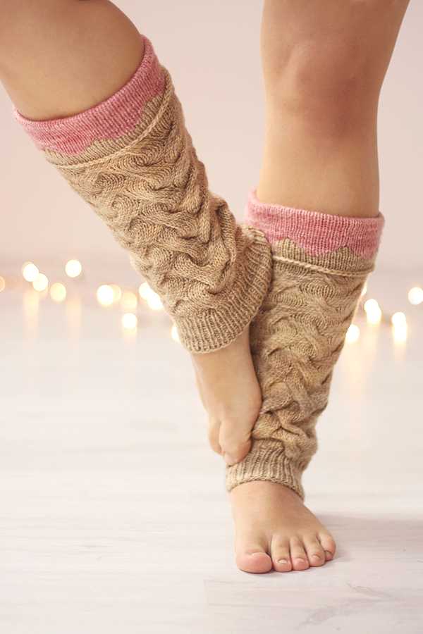 Leg warmers knitting pattern circular needles