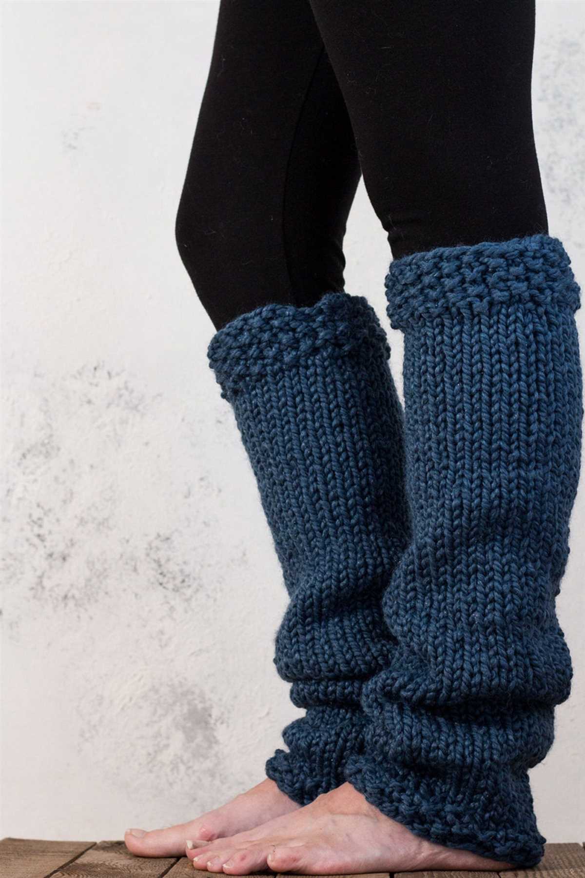Leg warmers knitting pattern free