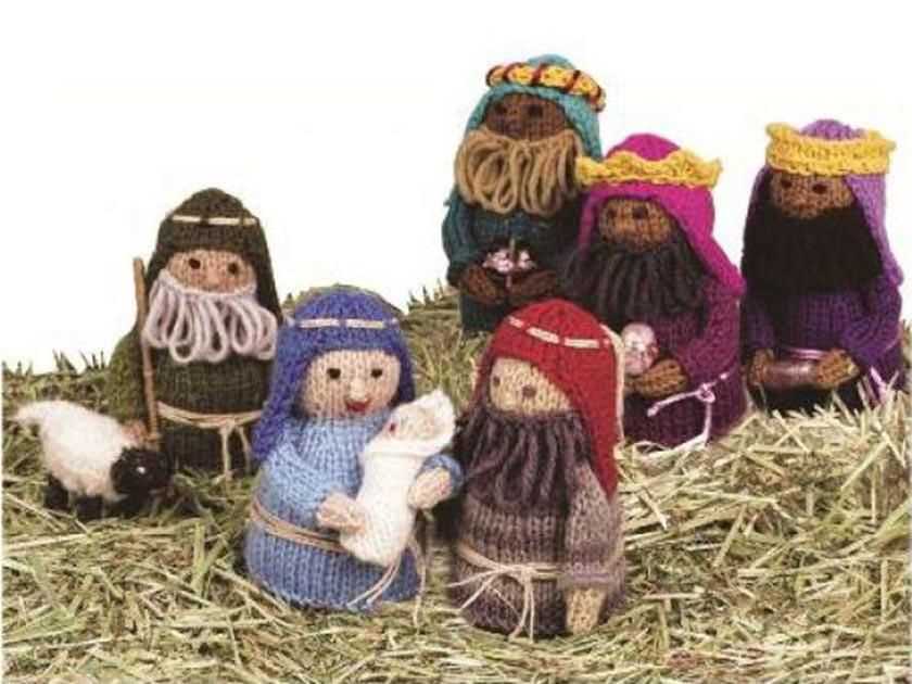 Let's knit nativity pattern