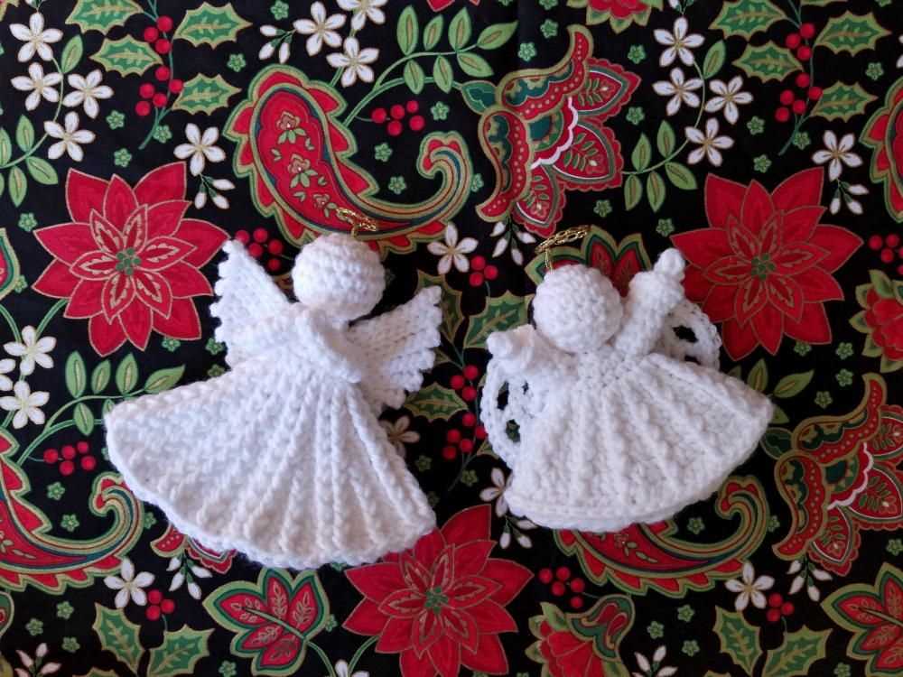 Let's knit christmas angel pattern