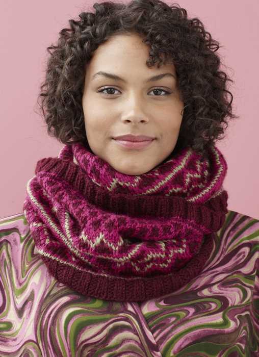 Lion brand knit scarf pattern