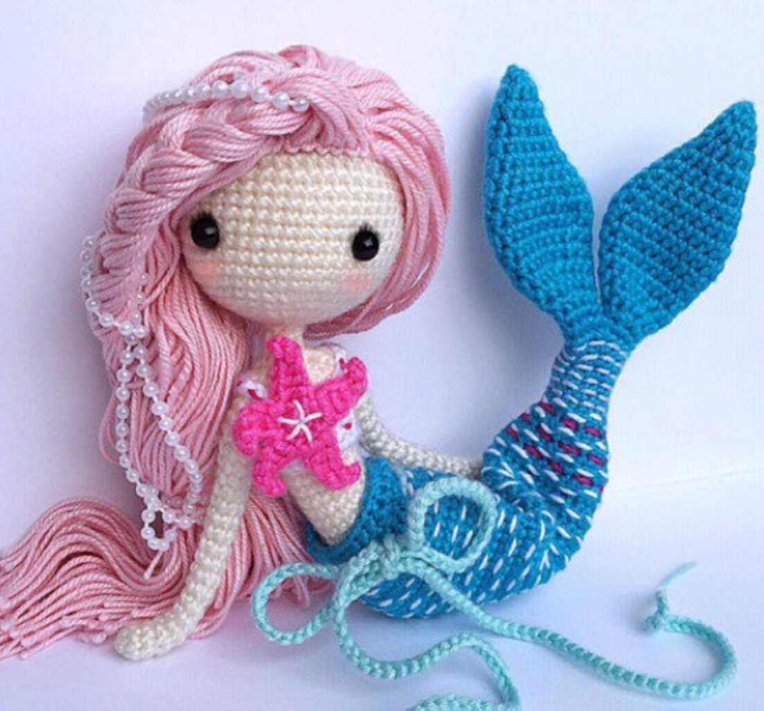 Little mermaid knitting pattern