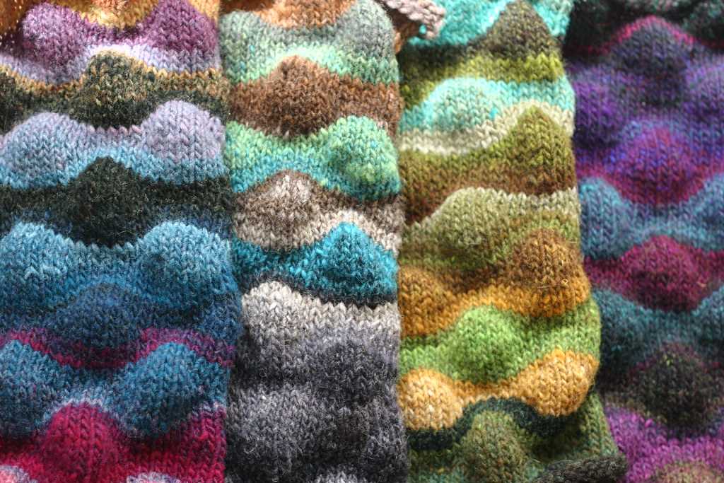 Lizard ridge knitting pattern