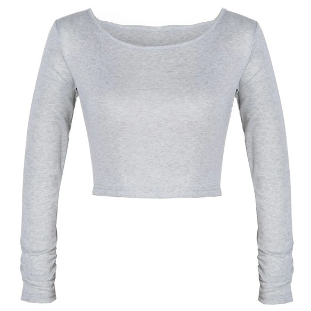 Long sleeve crop top knitting pattern
