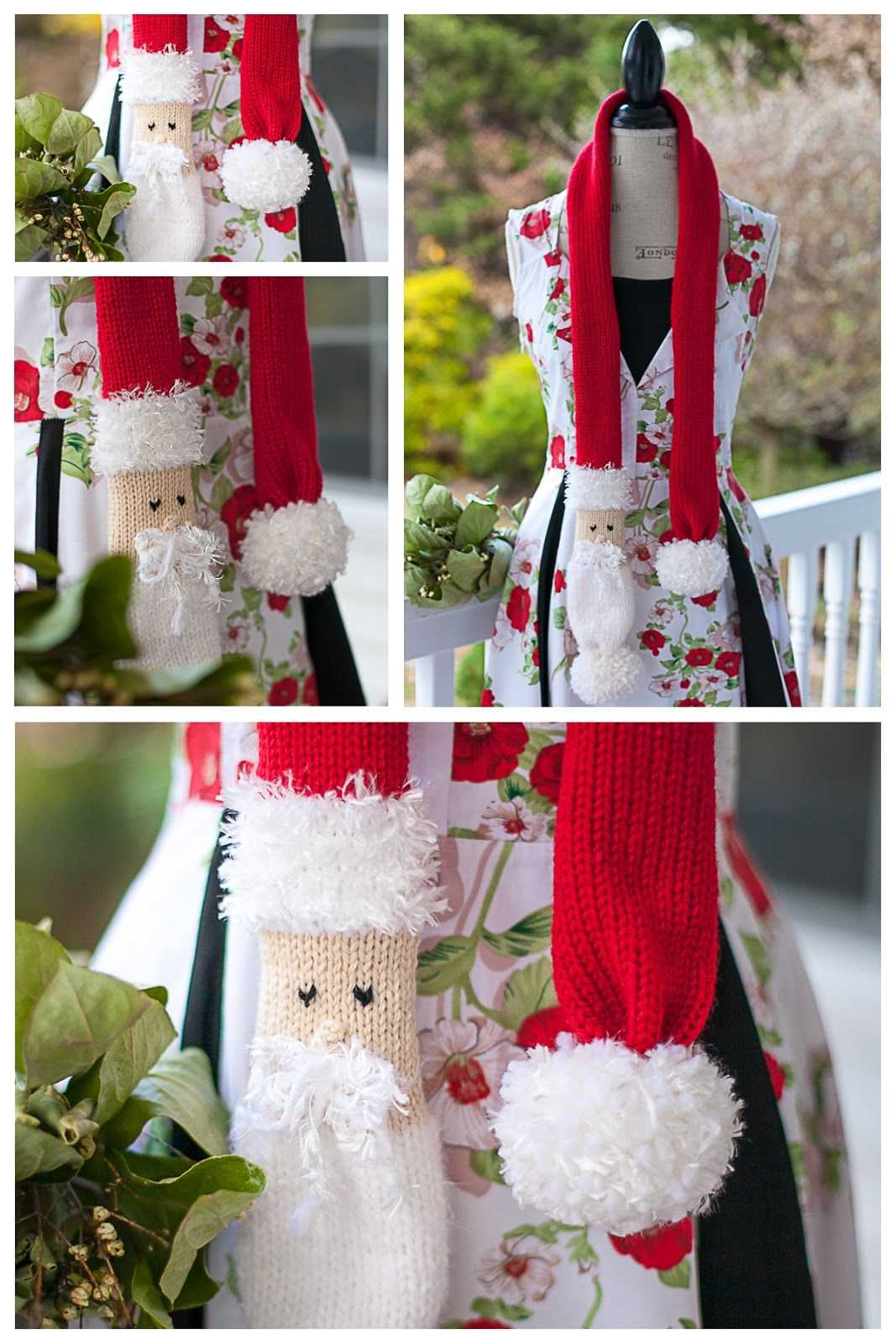 Loom knit santa hat pattern