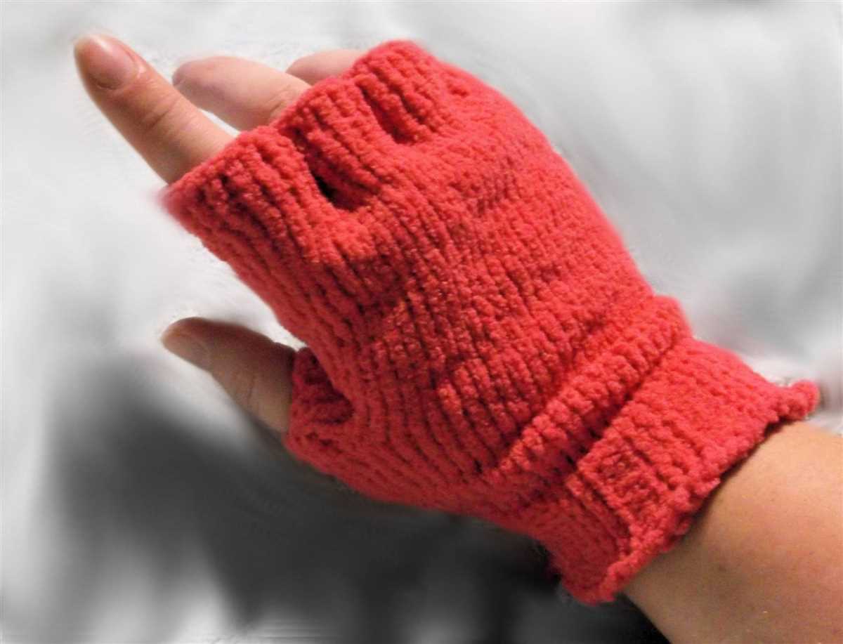 Loom knitting gloves patterns