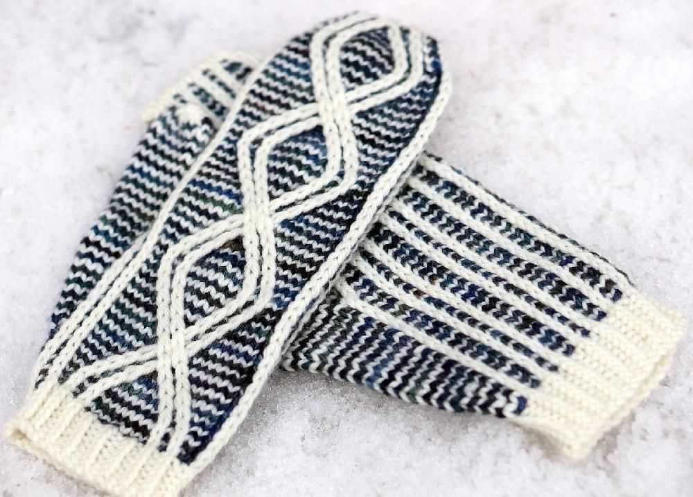 Loom knitting mittens free patterns