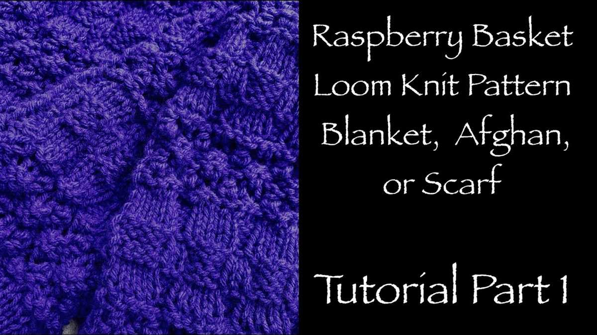 Loom knitting patterns youtube
