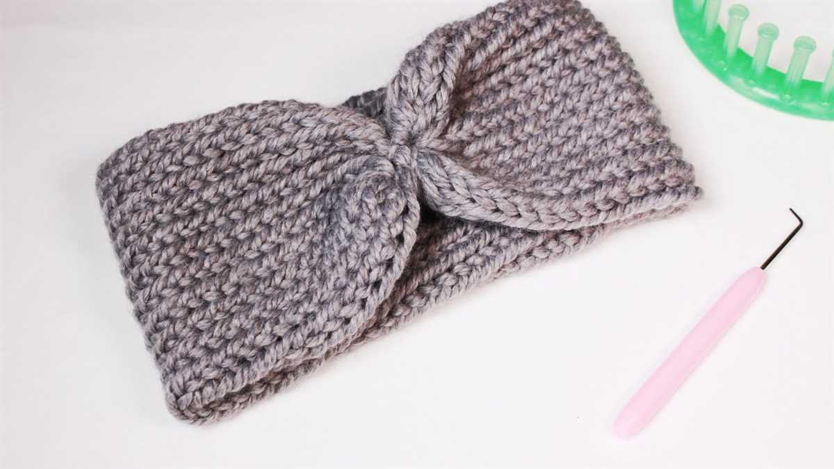 Loom knitted headband patterns