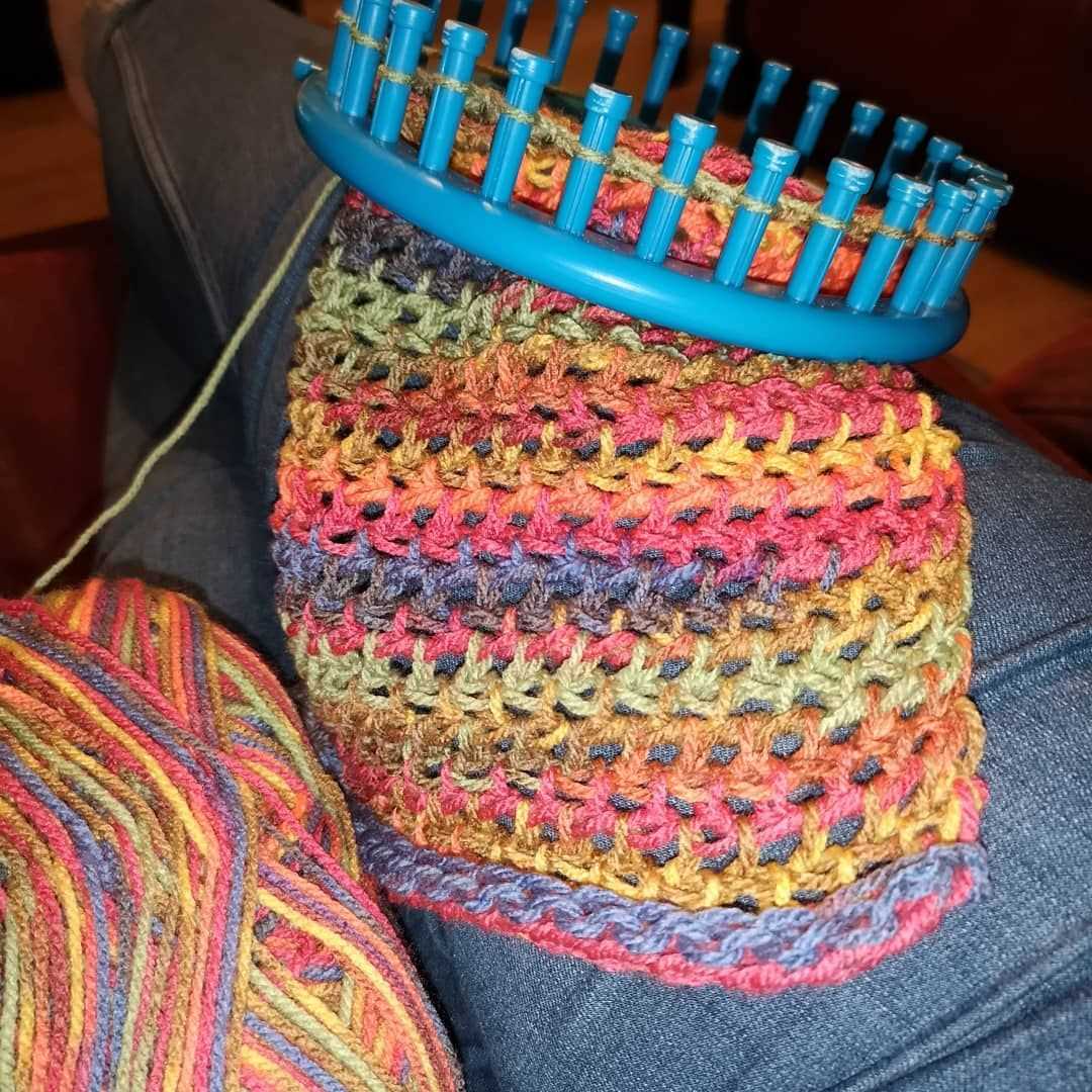 Loom knitting stitch patterns