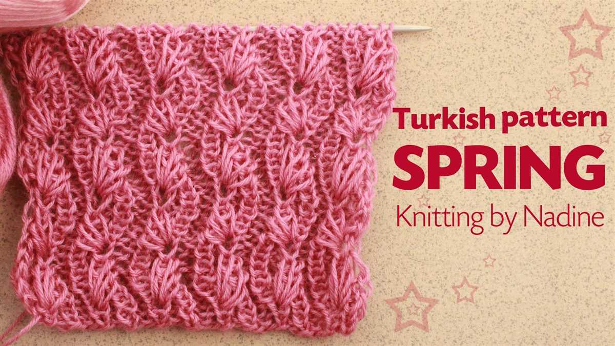 Loopy knitting pattern