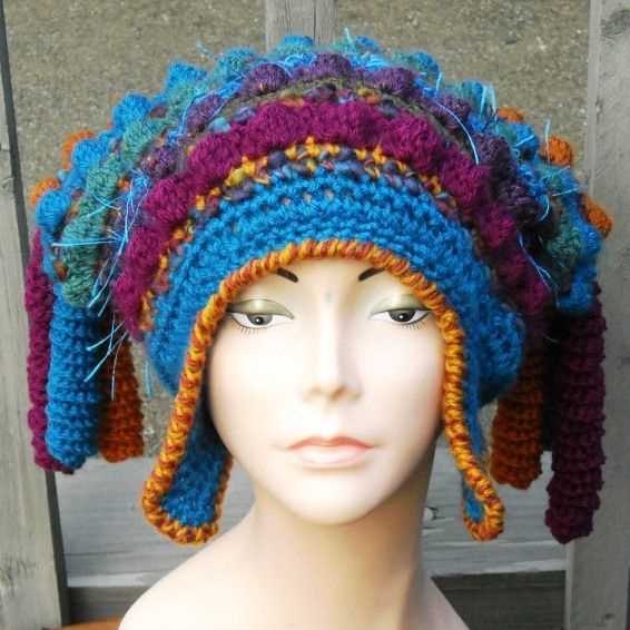 Machine knit earflap hat pattern