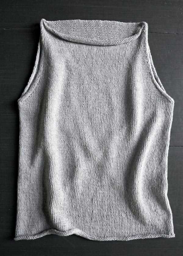 Machine knit tank top pattern
