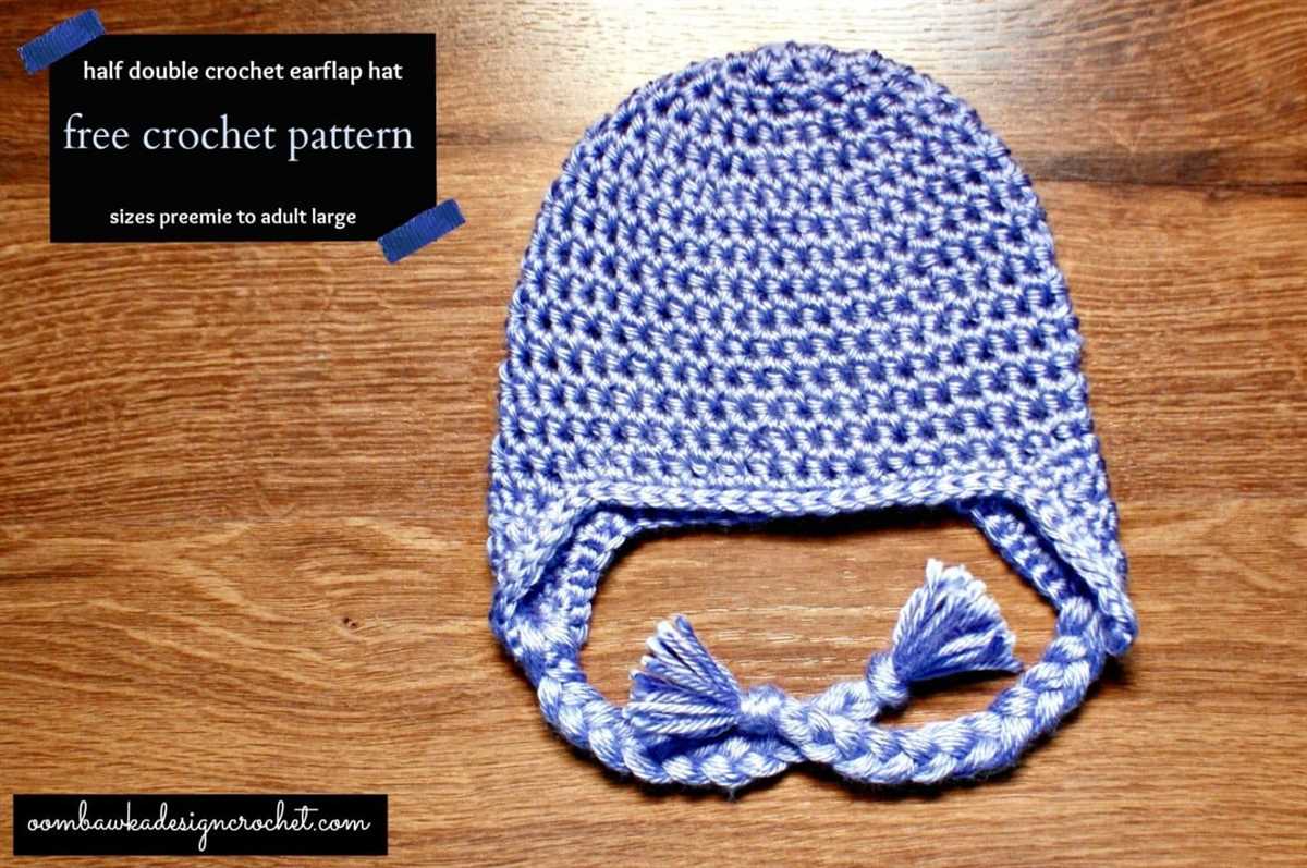 Machine knit earflap hat pattern