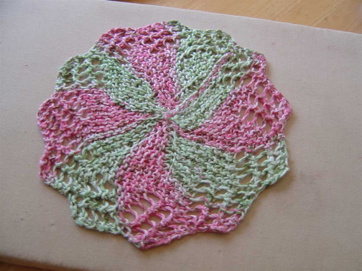 Magic potholder knit pattern