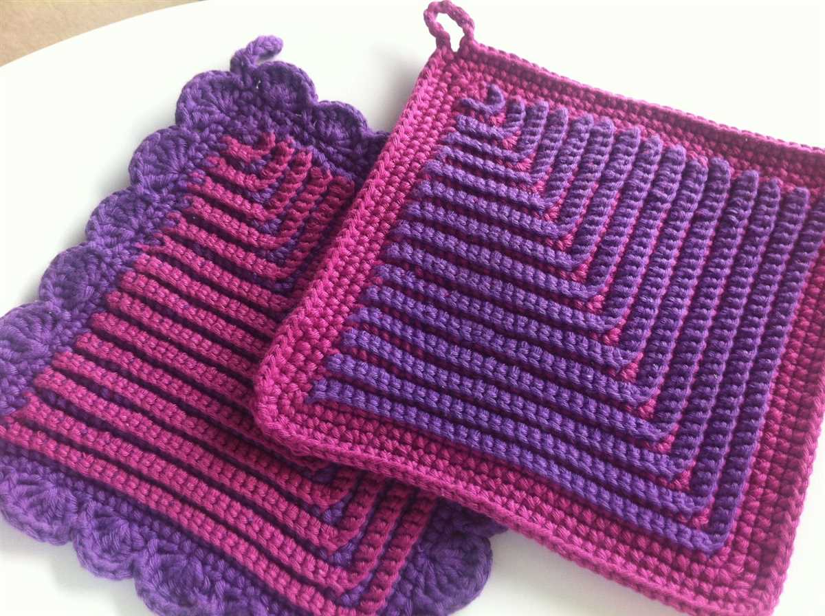 Magic potholder knit pattern