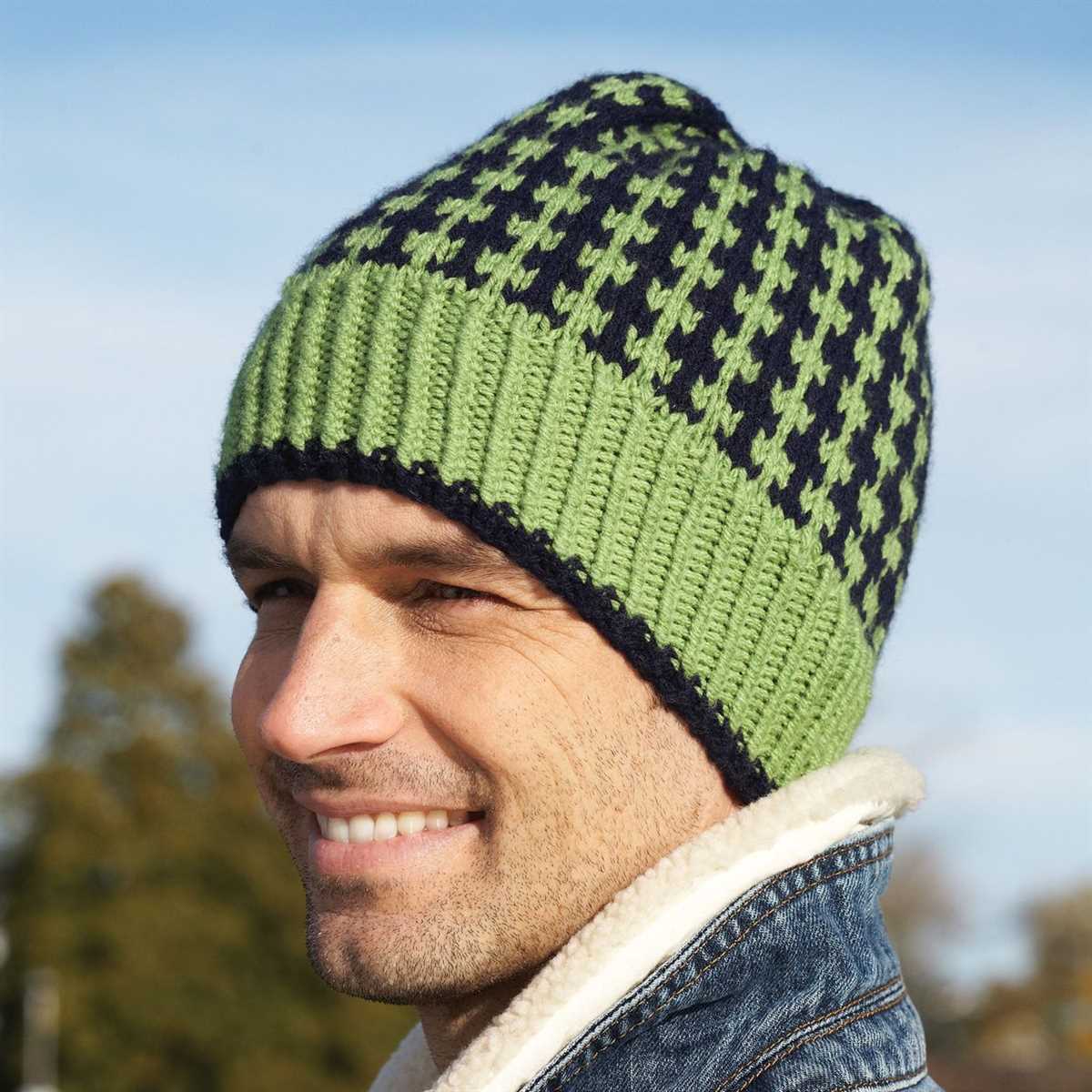 Male beanie knitting pattern