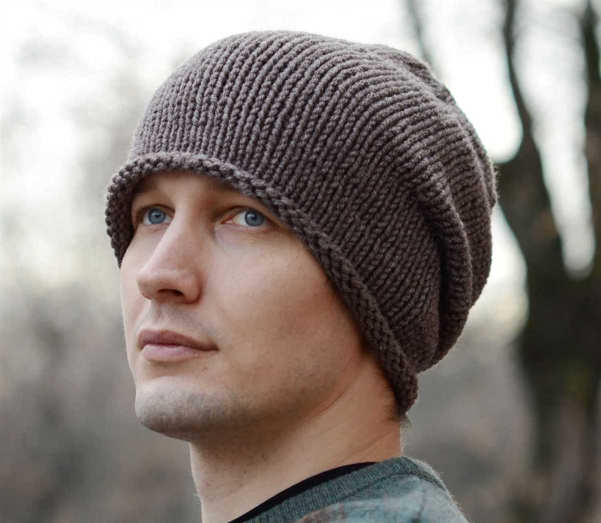 Male beanie knitting pattern