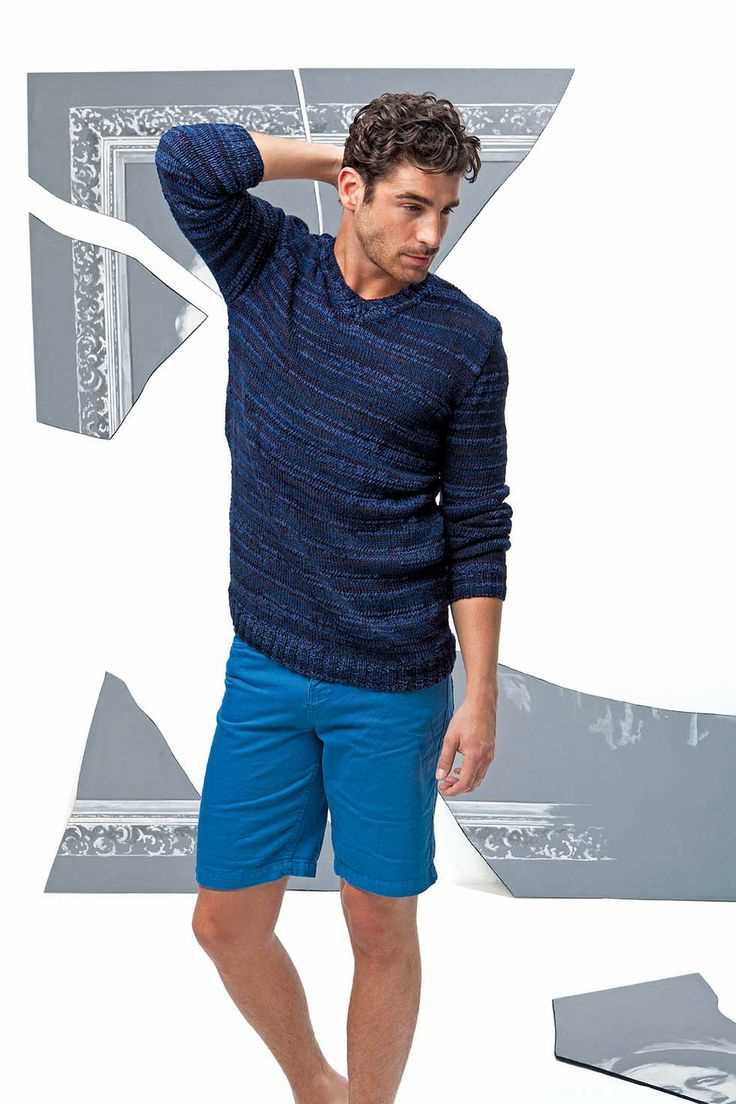 Men's knit shorts pattern
