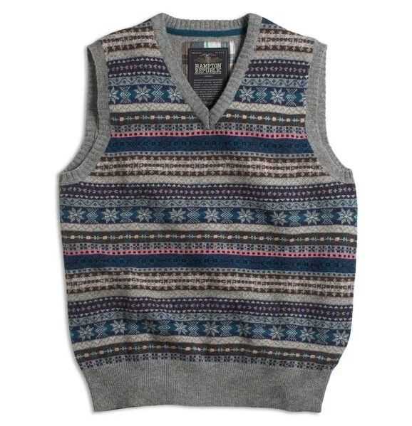 Men's knitted tank top pattern