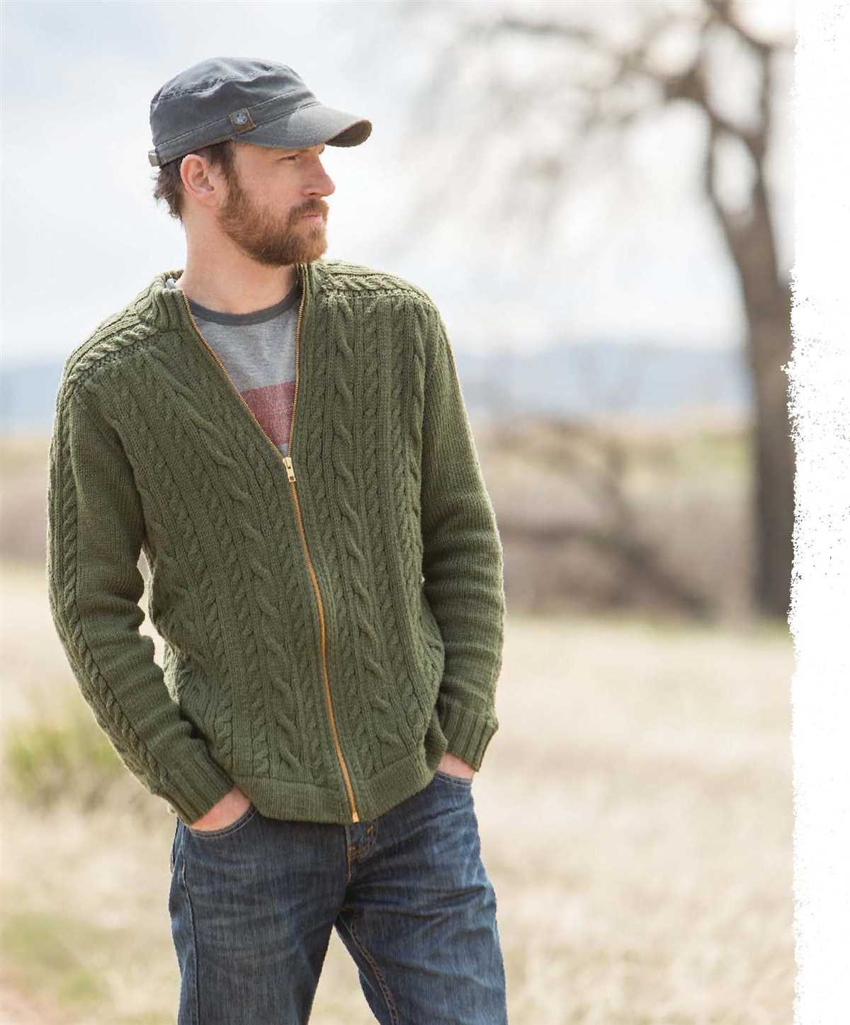 Mens jacket knitting pattern