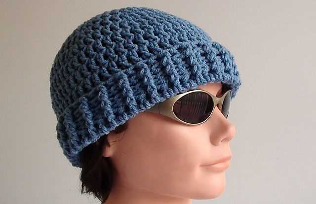 Mens knit hat pattern worsted weight yarn
