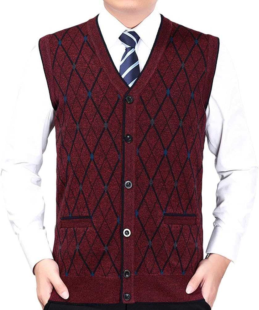Mens knitted waistcoat pattern