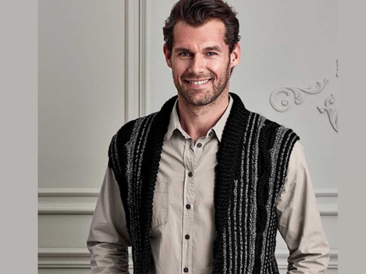 Mens knitted waistcoat pattern