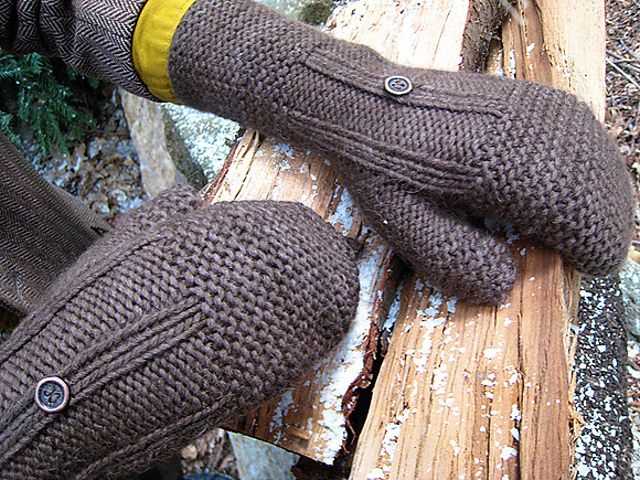 Mens mitten knitting pattern