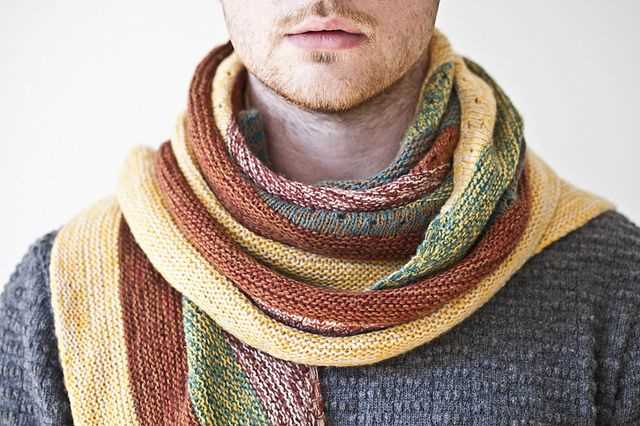 Mens scarf knitting pattern ravelry
