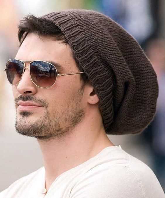 Mens slouch hat knitting pattern free