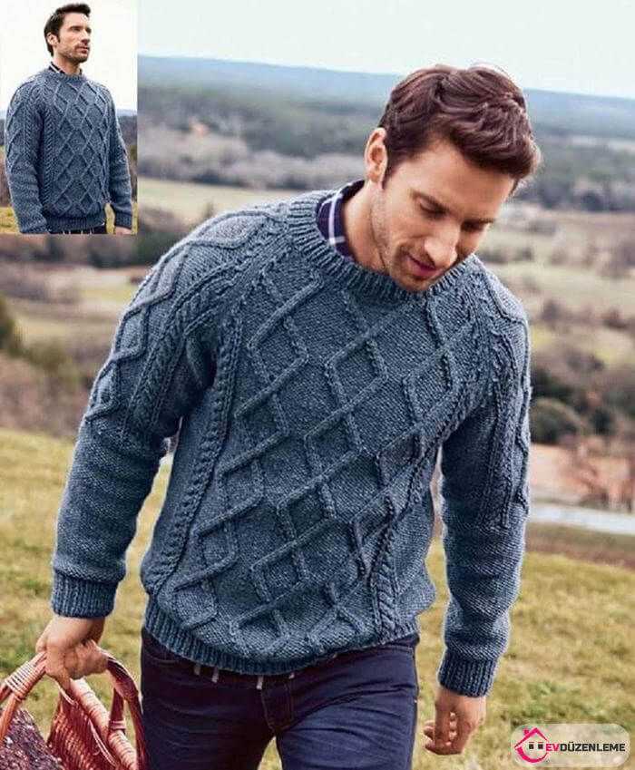 Mens cable knit sweater pattern free