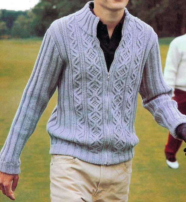 Mens cardigan knitting patterns free uk
