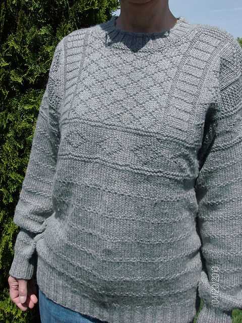 Mens guernsey sweater knitting pattern