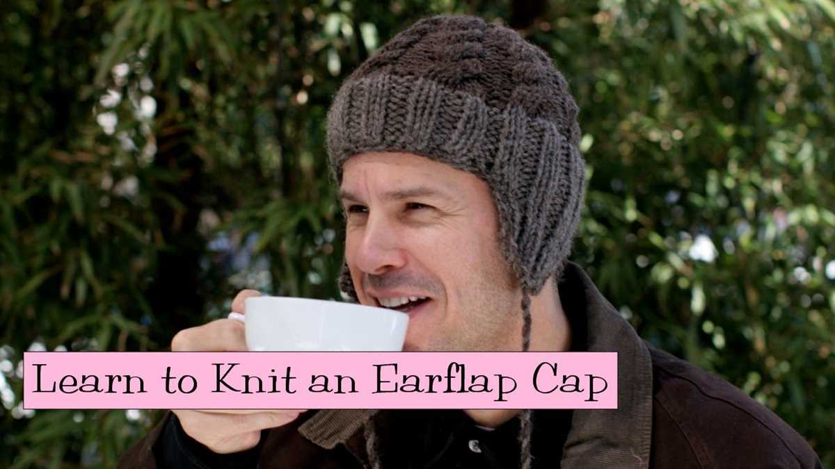 Mens hat knitting pattern straight needles
