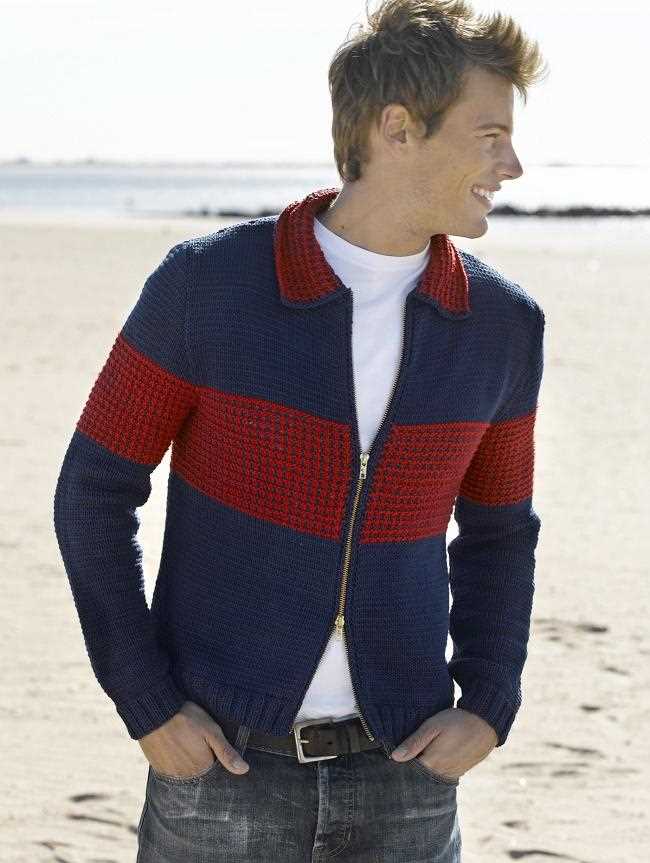 Mens jacket knitting pattern